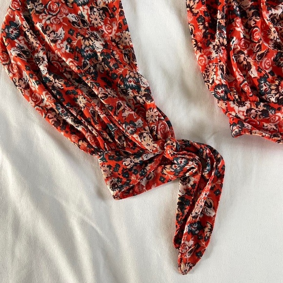 Free People Poppy Floral Mesh Cropped All Dolled Up Top - Picture 4 of 6